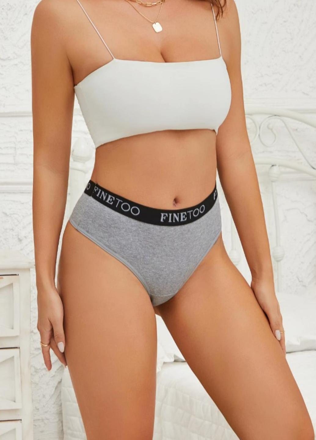 Трусики стринги женские хлопковые Good Shape M Серый (1990-44-01) - фото 3 Трусики стринги женские хлопковые Good Shape M Серый (1990-44-01) - фото 3