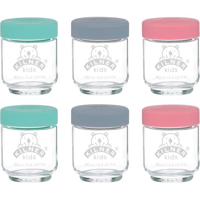 Набор баночек для детского питания Kilner 190 мл 6 предметов (2651463)