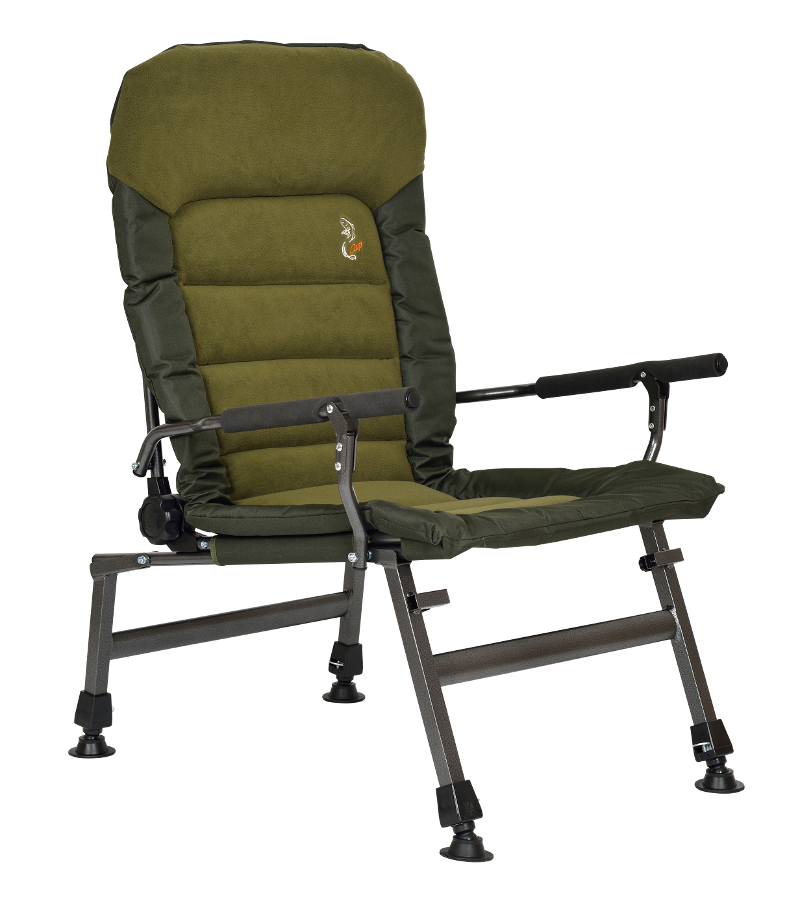 Крісло коропове рибальське Elektrostatyk FK6 комфортне навантаження 150 кг/max