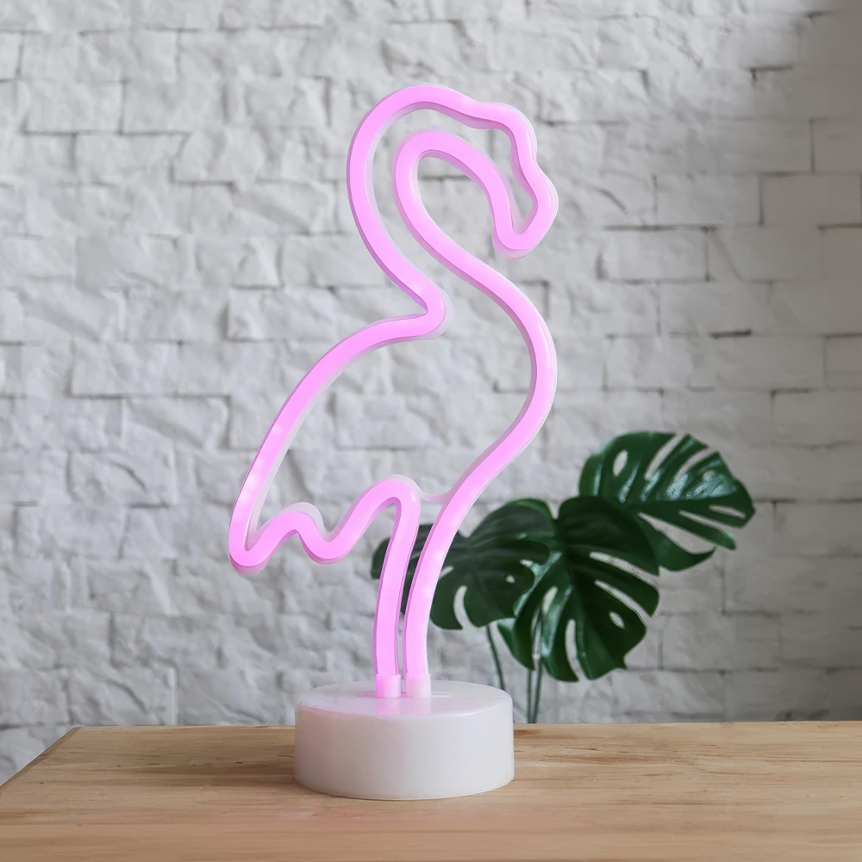 Нічник неоновий Фламінго Рожевий (WLS-QX-NH2401P) - фото 2 Нічник неоновий Фламінго Рожевий (WLS-QX-NH2401P) - фото 2