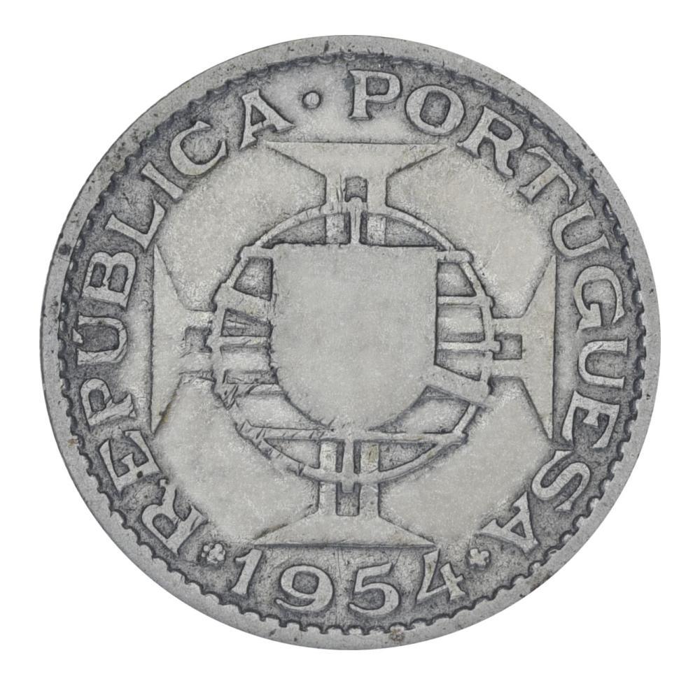 ᐉ Колекційна монета Мозамбік 10 ескуда 1954 року срібло F-VF