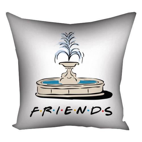 Декоративна подушка з принтом Friends 40x40 см (4P_DR003)