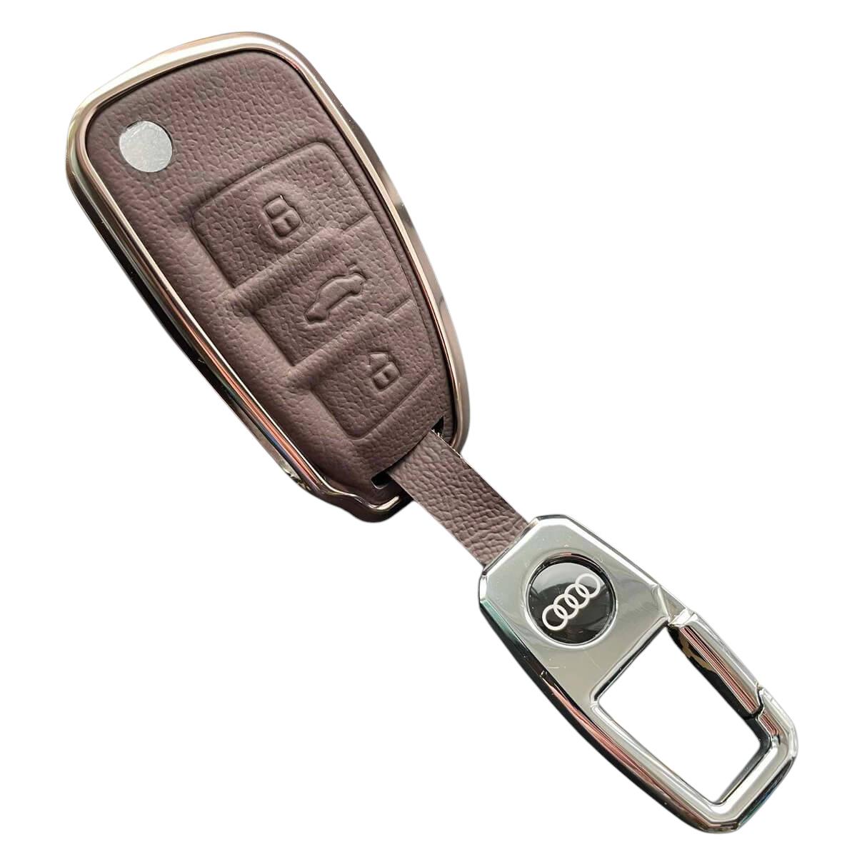 Чехол для ключа алюминиевый Audi (au1alb)