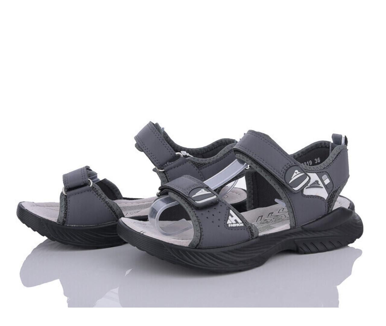 Сандали для мальчиков Bessky BL3319-3D/39 р. 39 Темно-серый
