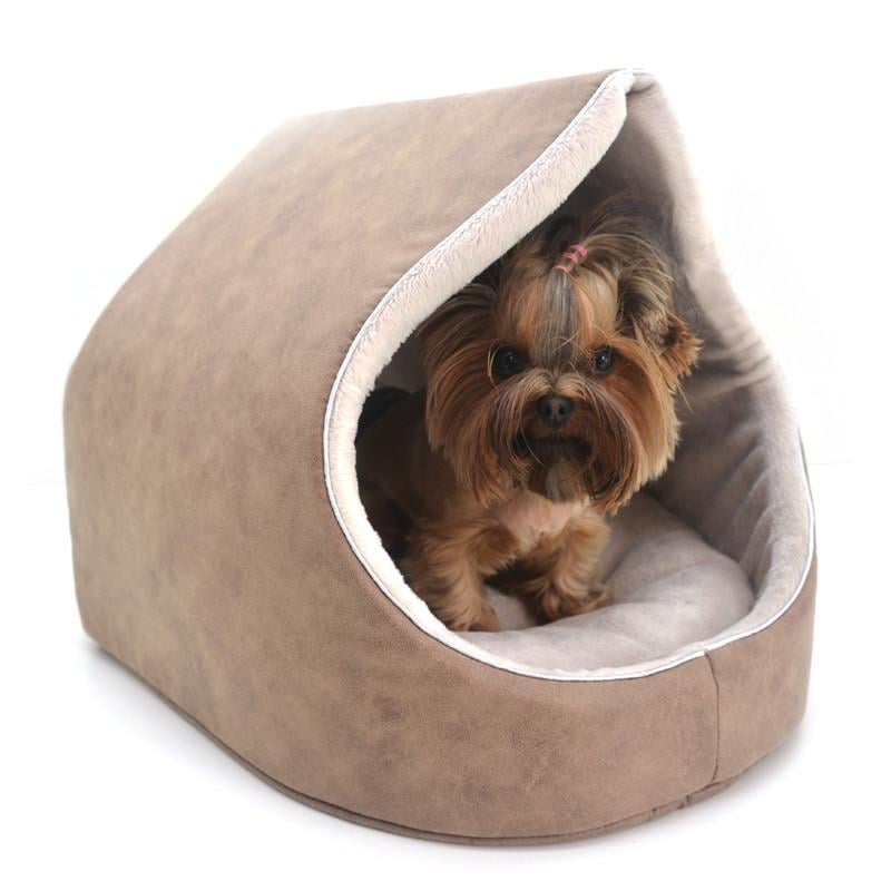 Будиночок для тварин Zoo-hunt Айсберг №1 36х37х33 см Коричневий (2396)