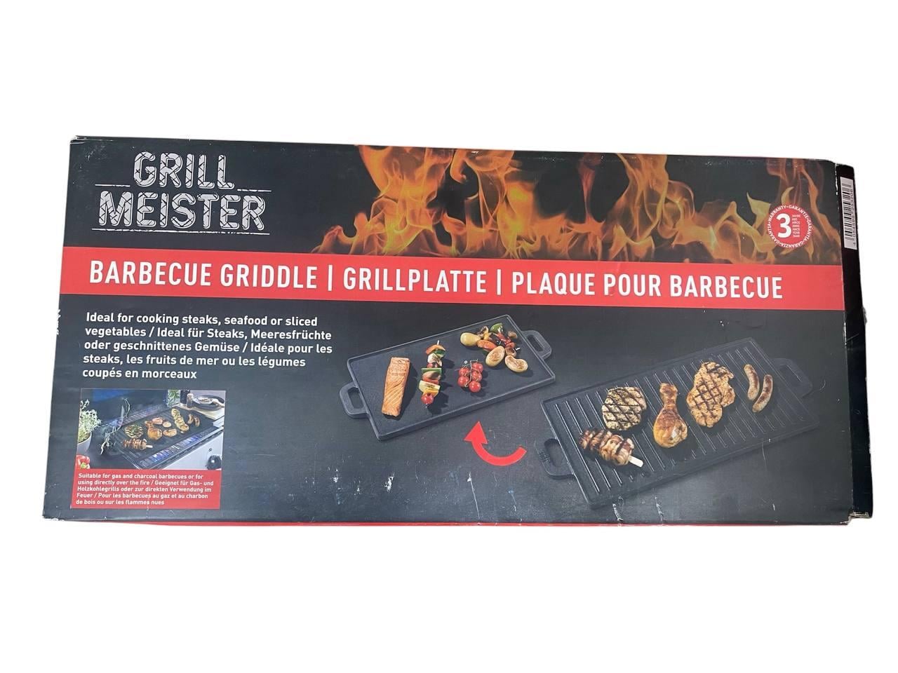 Плита-гриль Grill Meister двостороння чавунна (3053234892) Плита-гриль Grill Meister двостороння чавунна (3053234892)