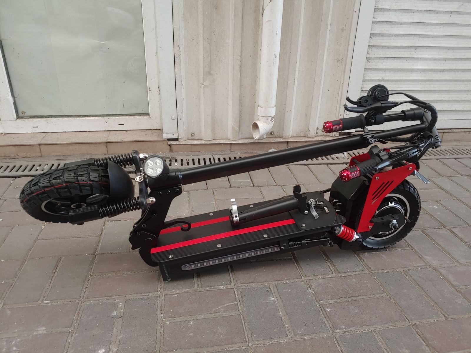 Електросамокат із сидінням Tesla E-Scooter 16000 1000W 48V16Ah - фото 3 Електросамокат із сидінням Tesla E-Scooter 16000 1000W 48V16Ah - фото 3