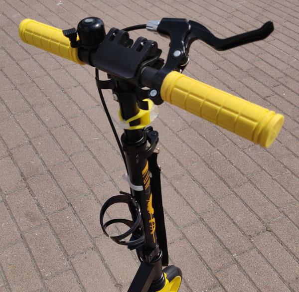 Самокат Maraton RIDER 2021 с фонариком Желтый - фото 2 Самокат Maraton RIDER 2021 с фонариком Желтый - фото 2