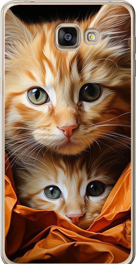 Чехол на Samsung Galaxy A9 Pro Котики 2 (5664u-724-42517)