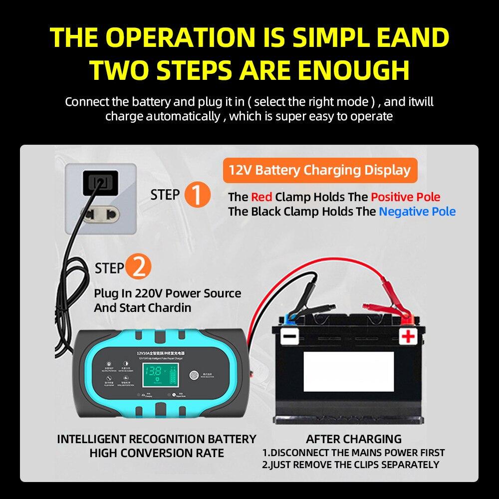 Автомобильное зарядное устройство с защитой от КЗ и функцией десульфатации (9588394) - фото 8