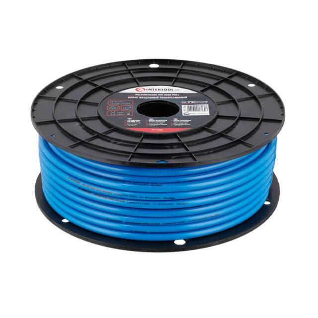 Шланг прямой Intertool PT-1756 полиуретановый/пластиковая бобина 6,5x10 мм 50 м (9152935)
