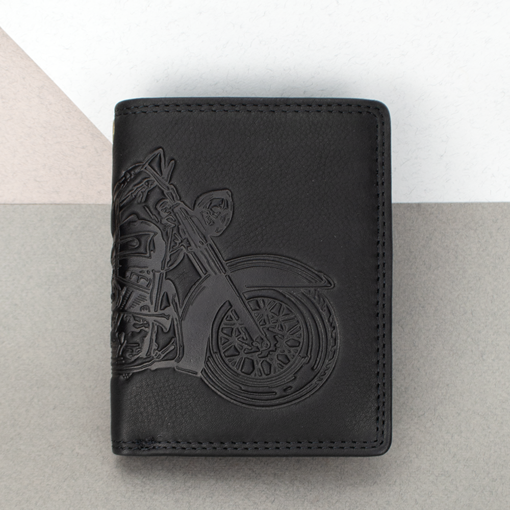 Кошелек мужской кожаный Hill Burry 6401(MCN) с мотоциклом Черный (2502197217) Кошелек мужской кожаный Hill Burry 6401(MCN) с мотоциклом Черный (2502197217)