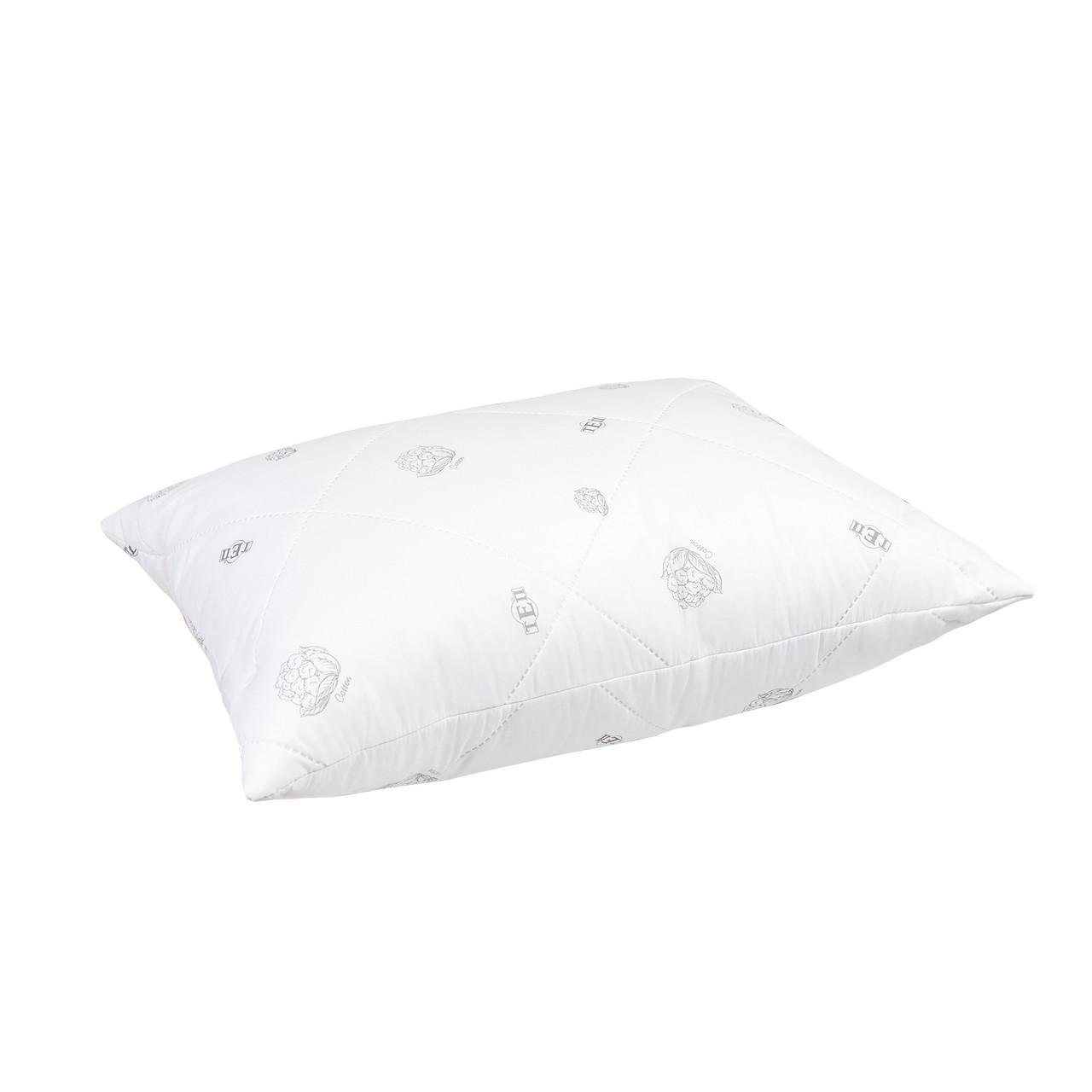 Подушка антиалергійна з волокном бавовни 50х70 см