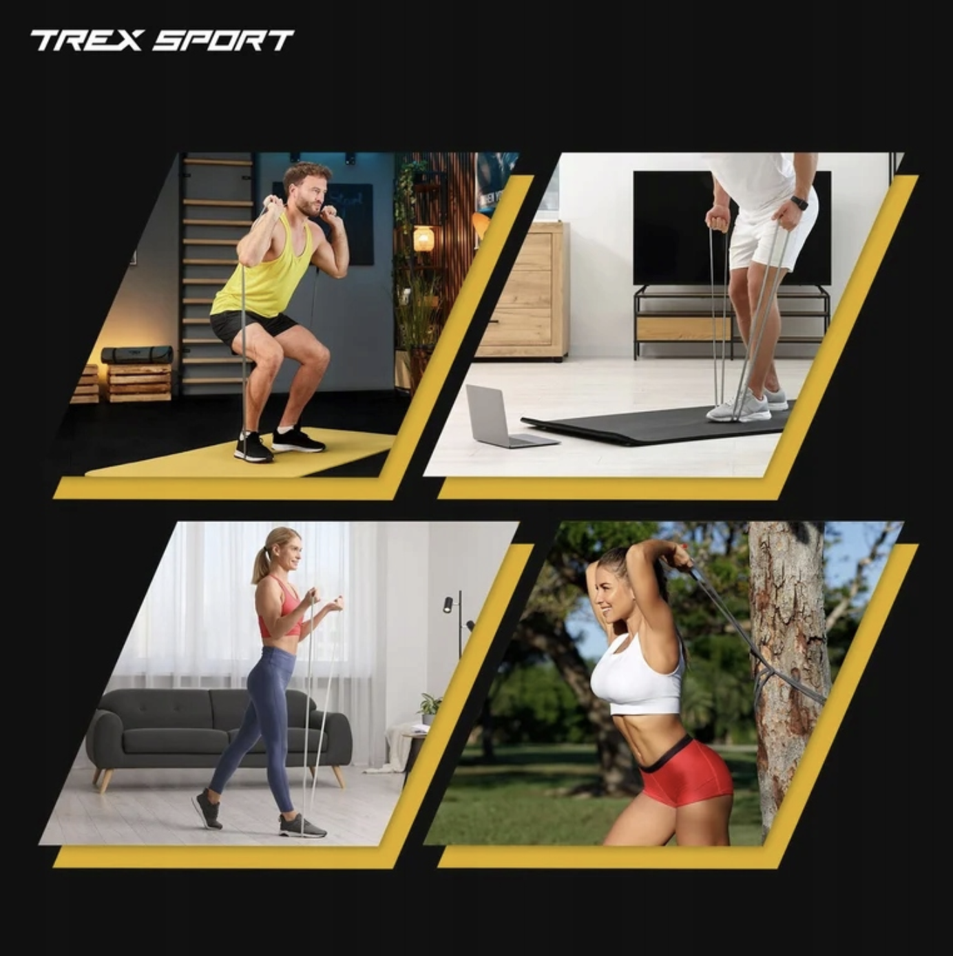 Набір резинок для фітнесу Trex Sport TX-004PB 4в1 2-41 кг (4416) - фото 13