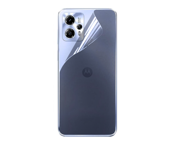 Пленка противоударная гидрогелевая Hydrogel Film для Motorola Moto G13 на заднюю панель Transparent