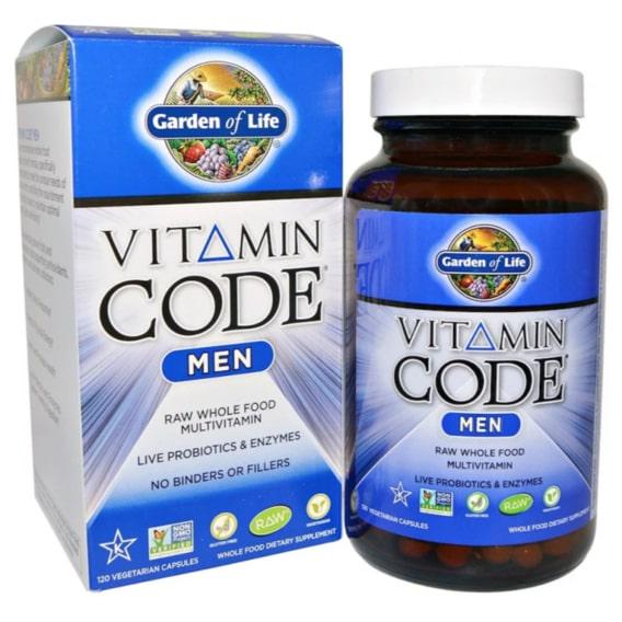 Комплекс вітамінно-мінеральний "Garden of Life Vitamin Code Men" 120 вег. капс. (GOL-11368)