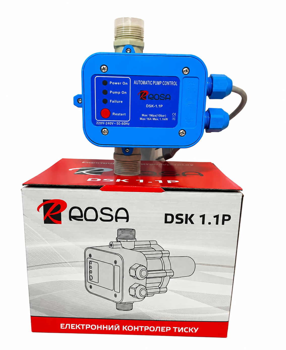 Контроллер давления для насоса ROSA DSK-1,1P электронный 1,1 кВт (36252296)