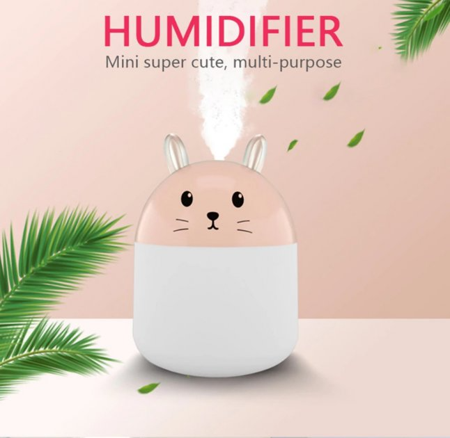 Увлажнитель воздуха 3в1 Humidifier LED Котик детский - фото 3