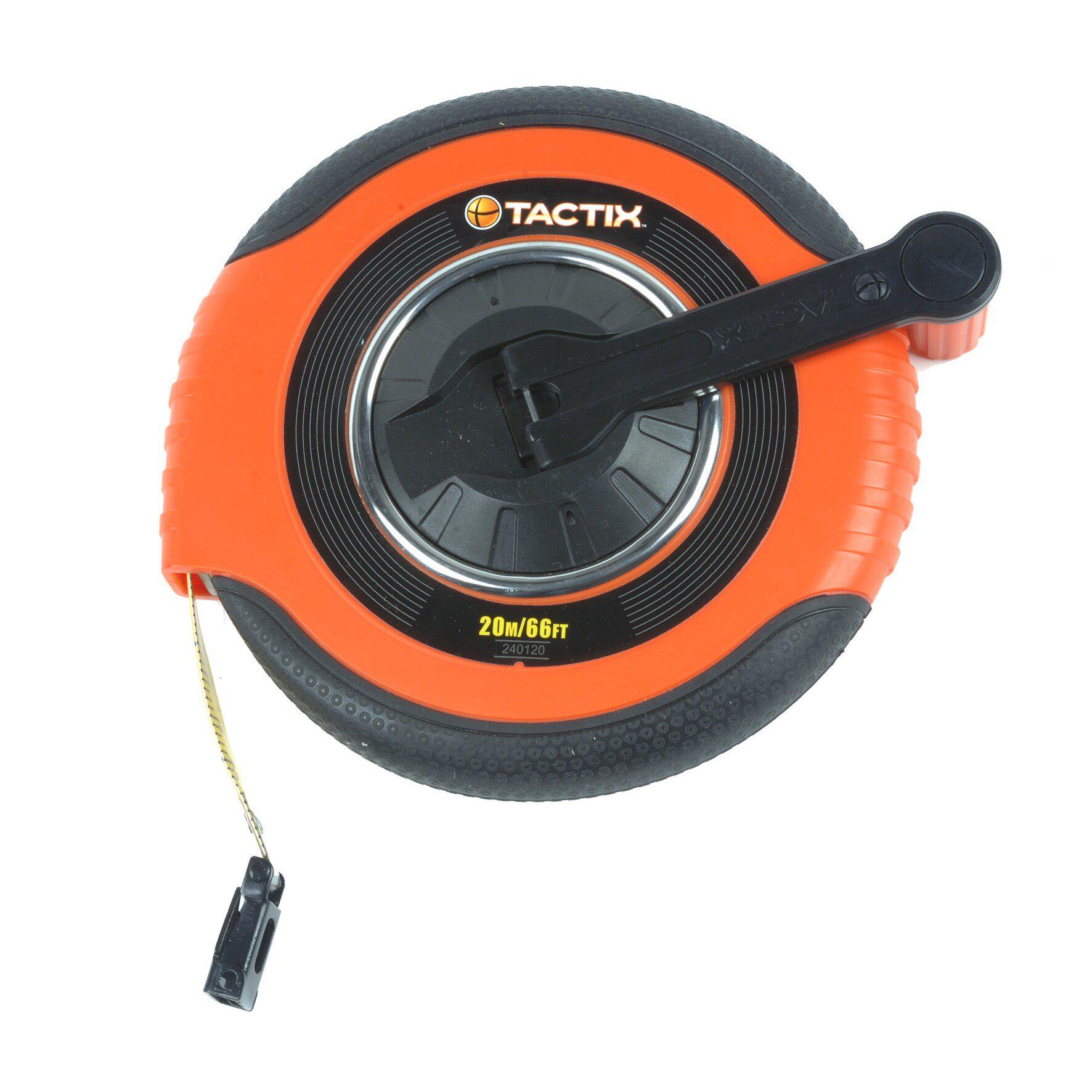 Рулетка Tactix фибергласс 20 м x 15 мм (INSMTMTRU02015FPT0) Рулетка Tactix фибергласс 20 м x 15 мм (INSMTMTRU02015FPT0)