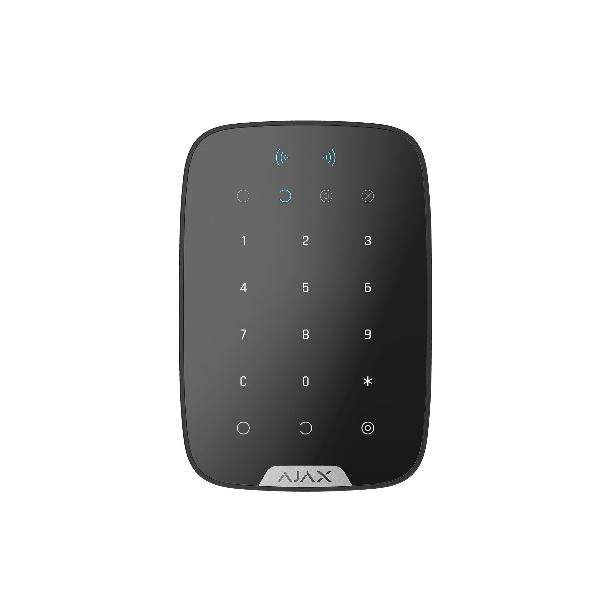 Клавіатура бездротова Ajax Keypad Plus Чорний (6649)