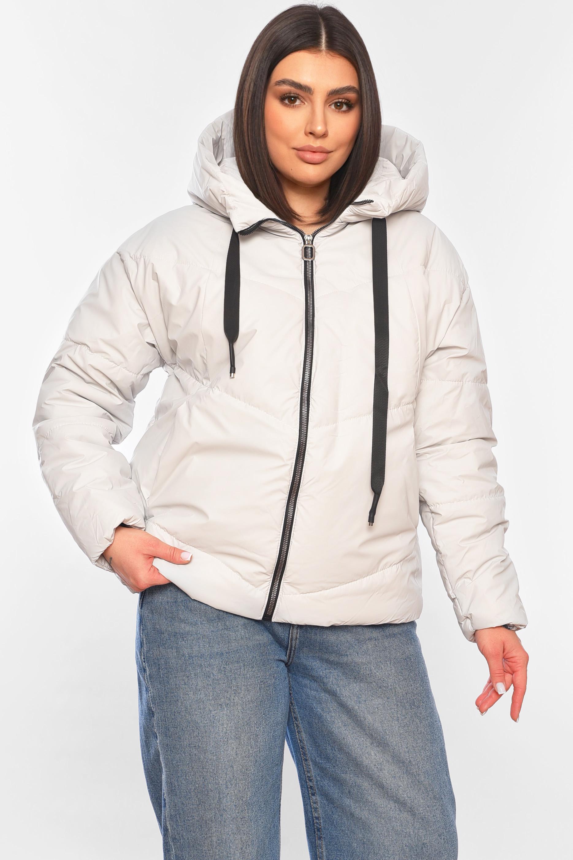 Куртка женская демисезонная р. 42 Серый (197805)