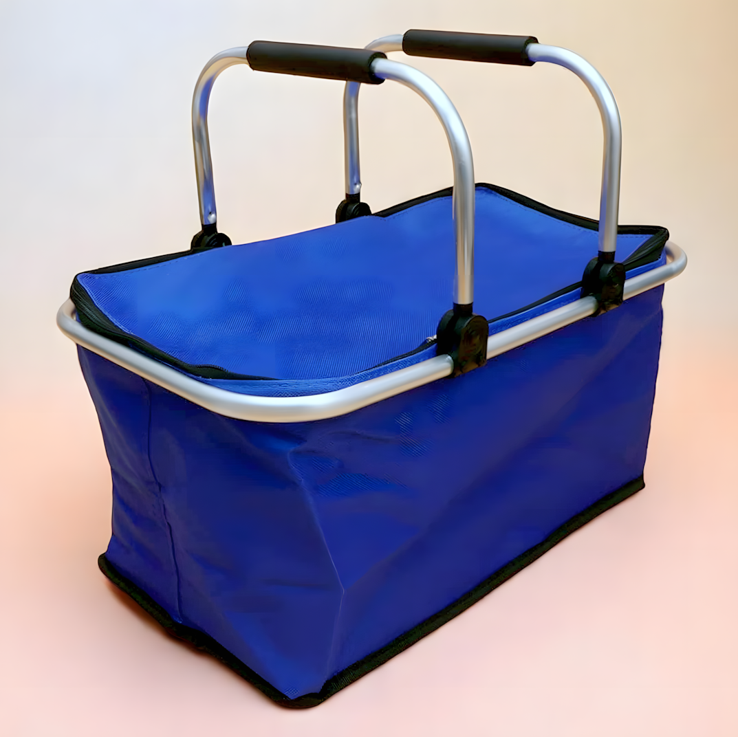 Сумка холодильник с термоизоляцией 43x23x20 см Синий