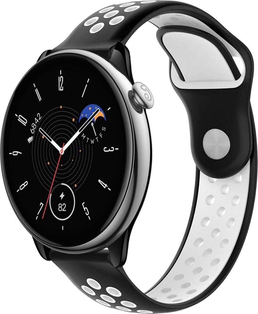 Ремешок Sport для Amazfit GTR Mini Black/White (33642-1E)