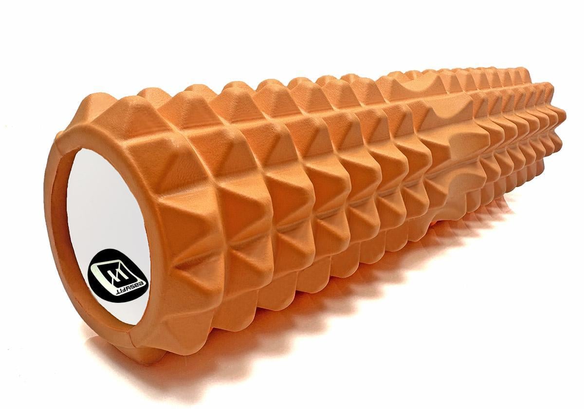 Массажный ролик EasyFit Grid Roller v.2.2 45 см Оранжевый (EF-2028-OR)