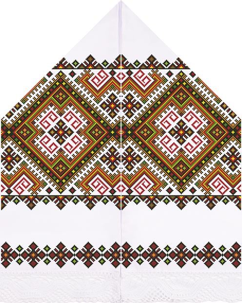 Схема Рушник для свадебных икон для вышивки бисером и нитями на домотканом полотне (ТР093дн3099)