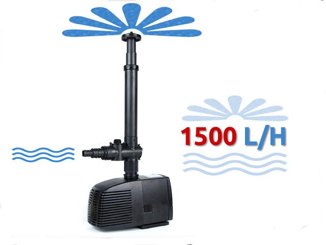 Насос для ставка AquaNova NP-1500 л/год (у к-ті фонтанні насадки) - фото 3