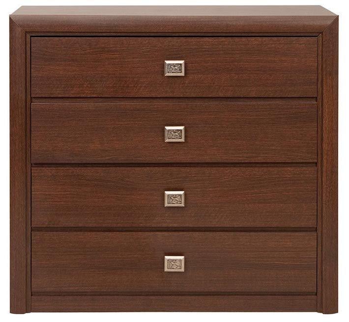 Комод для спальни с выдвижными ящиками Гербор Коен KOM_4S 1035х400х935 мм Венге магия (3588444)