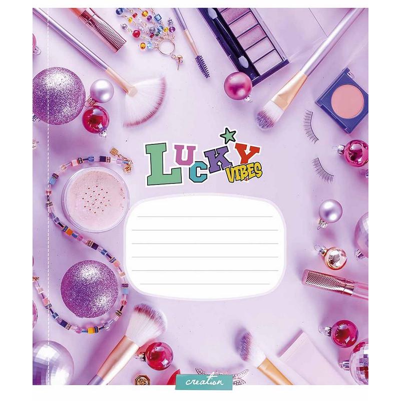 Зошит учнівський "Lucku Vibes" 024-3360K-4 в клітинку 24 аркуша
