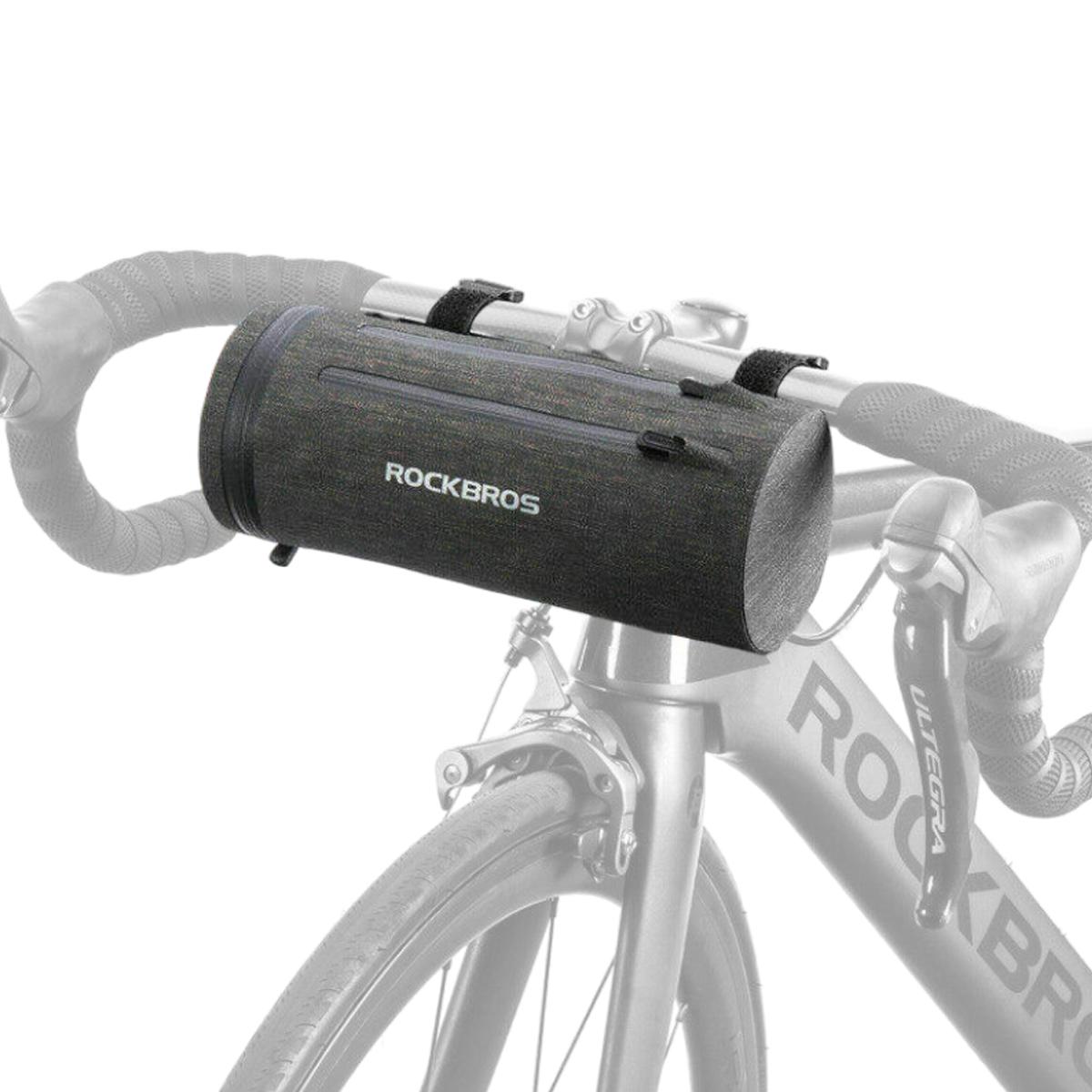 Велосумка универсальная ROCKBROS AS-051 на руль/под седло/под раму/на раму велкро Коричневый (RB-AS-051-2736)