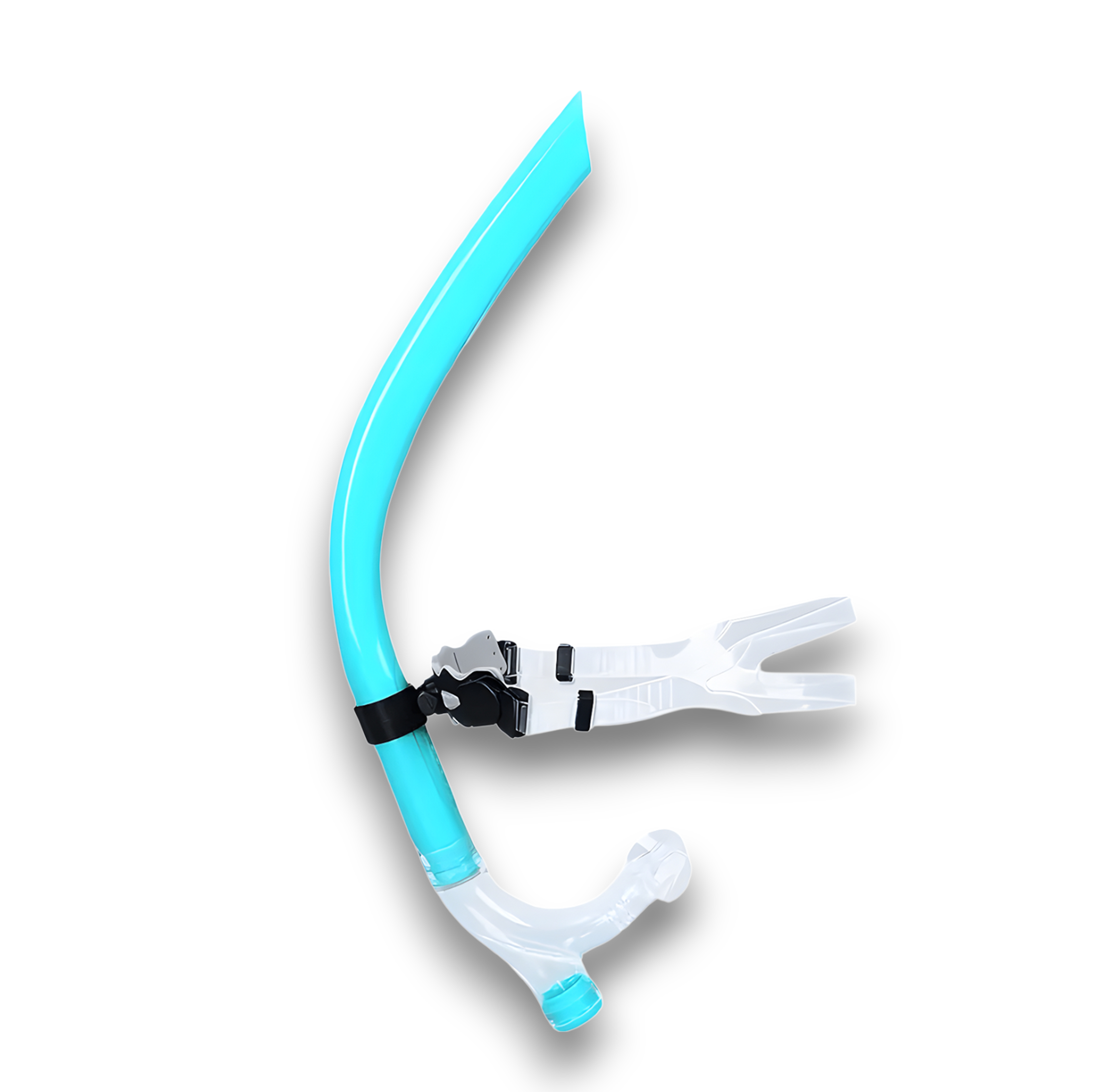 Трубка для плавання фронтальна з одностороннім продувним клапаном М'ятний (33026007)