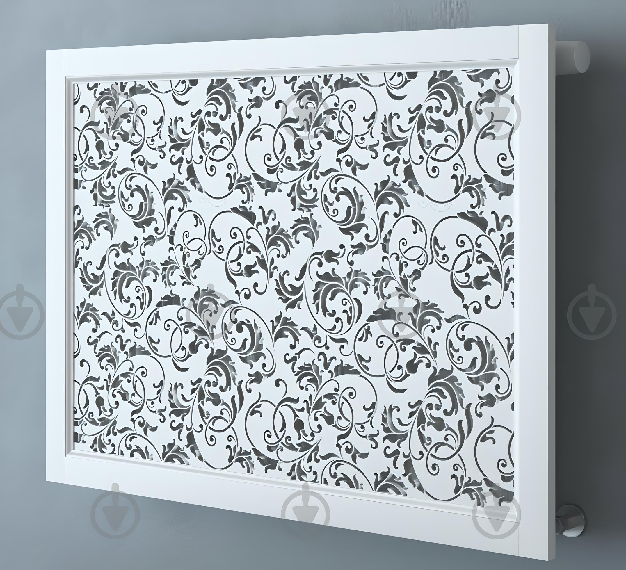 Экран-решетка декоративная на батарею отопления R79-F70 Белый (26498510) - фото 2 Экран-решетка декоративная на батарею отопления R79-F70 Белый (26498510) - фото 2