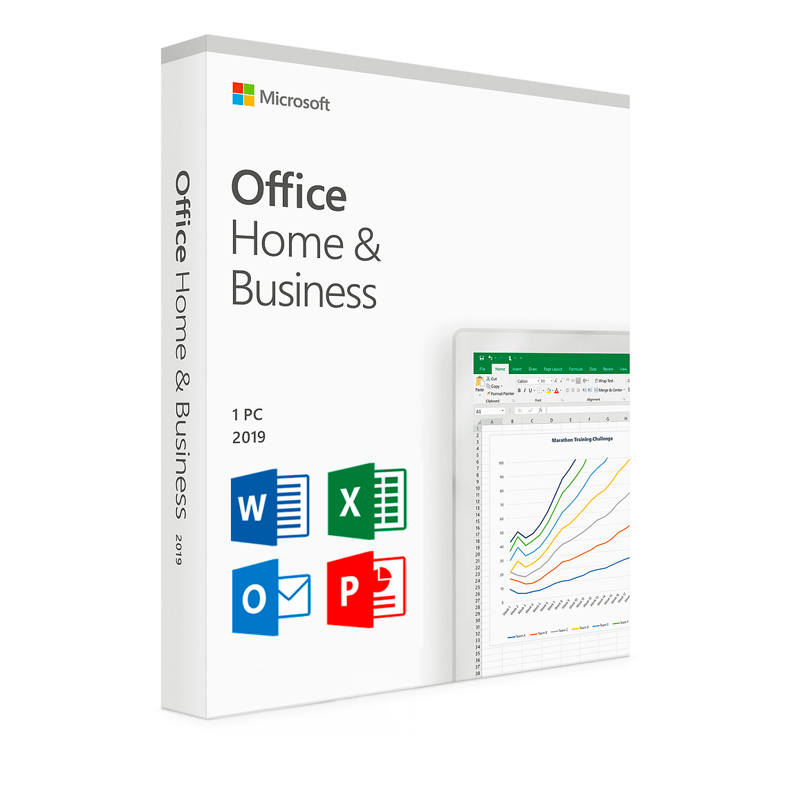 Пакет офісних програм Microsoft Office Home and Business 2019 1ПК ліцензійний ключ