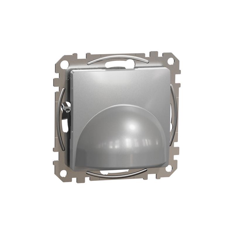 Розетка для ввода кабеля Schneider Electric ABS-UV Sedna Design&Element Алюминий (SDD113903)