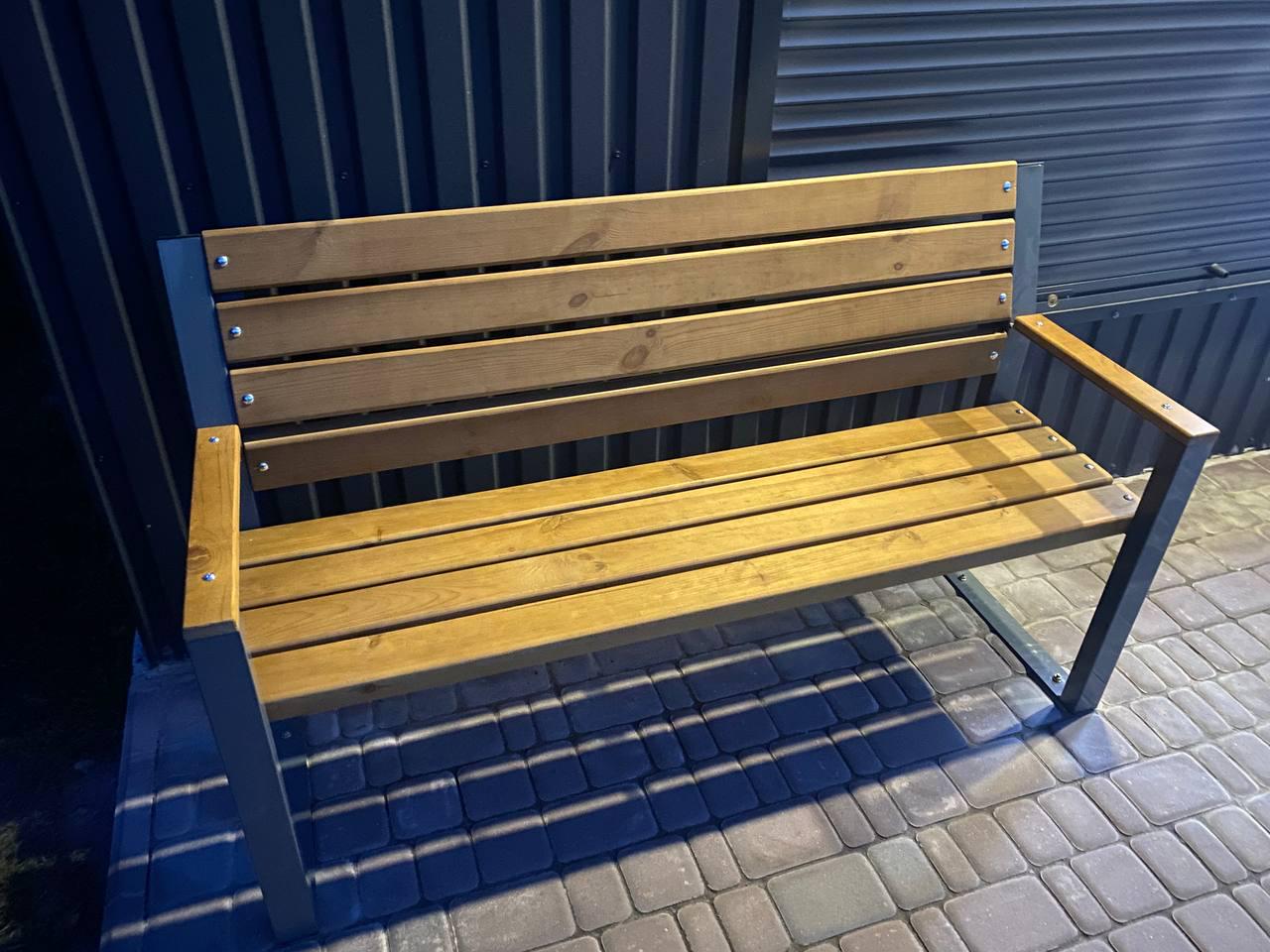 Скамья парковая Kompred OL657/3 "Валерио" 2000x600x915 мм - фото 3