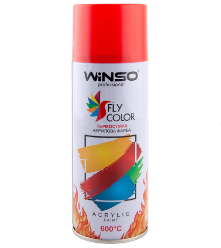 Аэрозоль Winso жаропрочная 450 мл Баргяно-красный RAL 3000 (25542381)