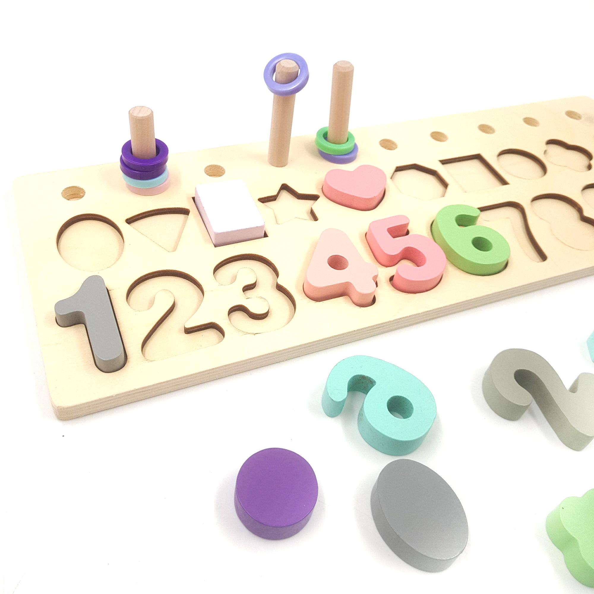 Сортер Jia Yue Toys 40 см Математика Різнокольоровий (110556) - фото 2