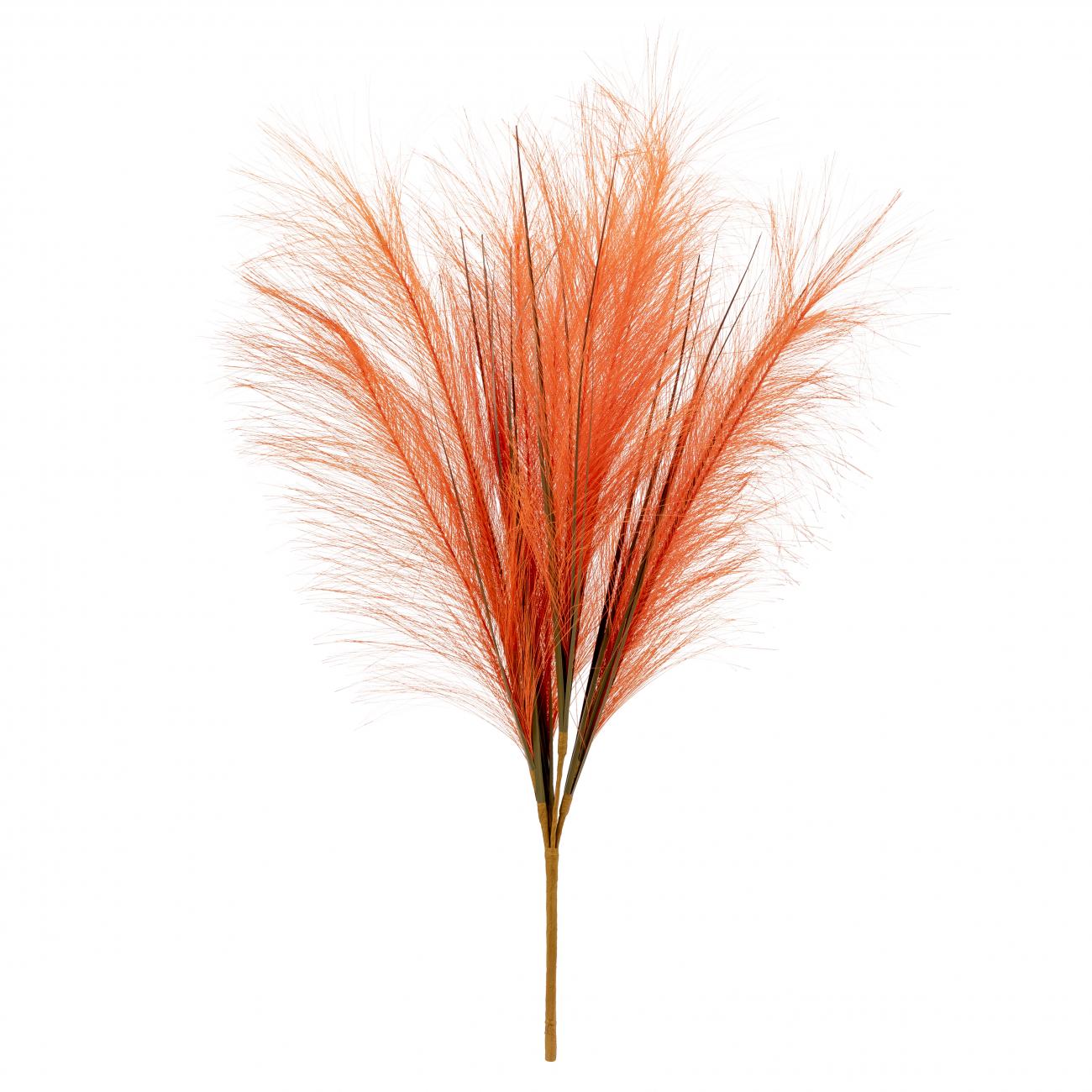 Ветка декоративная YES! Fun Пампасная трава 100 см Оранжевый (0974330)