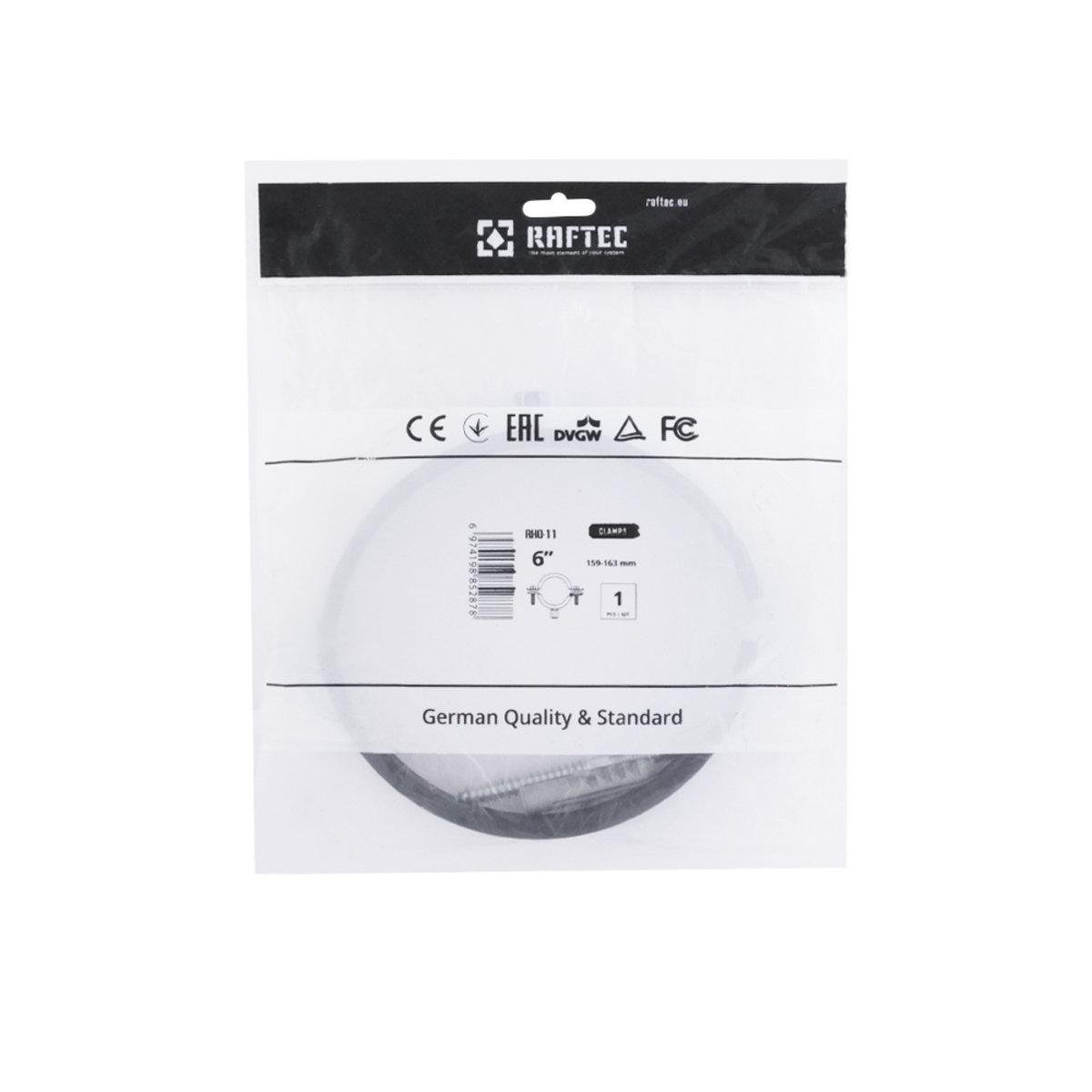 Хомут трубный Raftec 6" RHO-159163 (SW-68785) - фото 5 Хомут трубный Raftec 6" RHO-159163 (SW-68785) - фото 5