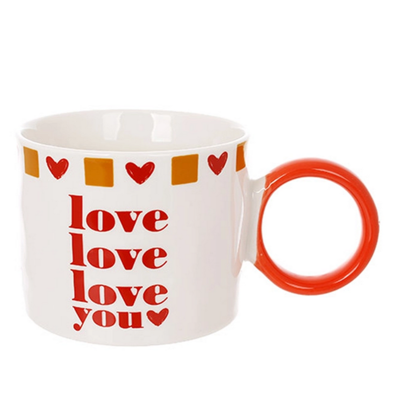 Кружка керамическая Love You 33926 350 мл Белый (IM00003)