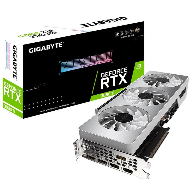 Відеокарта Gigabyte GeForce RTX 3080 Ti 12GB GDDR6X Vision OC (GV-N308TVISION OC-12GD) - фото 2 Відеокарта Gigabyte GeForce RTX 3080 Ti 12GB GDDR6X Vision OC (GV-N308TVISION OC-12GD) - фото 2