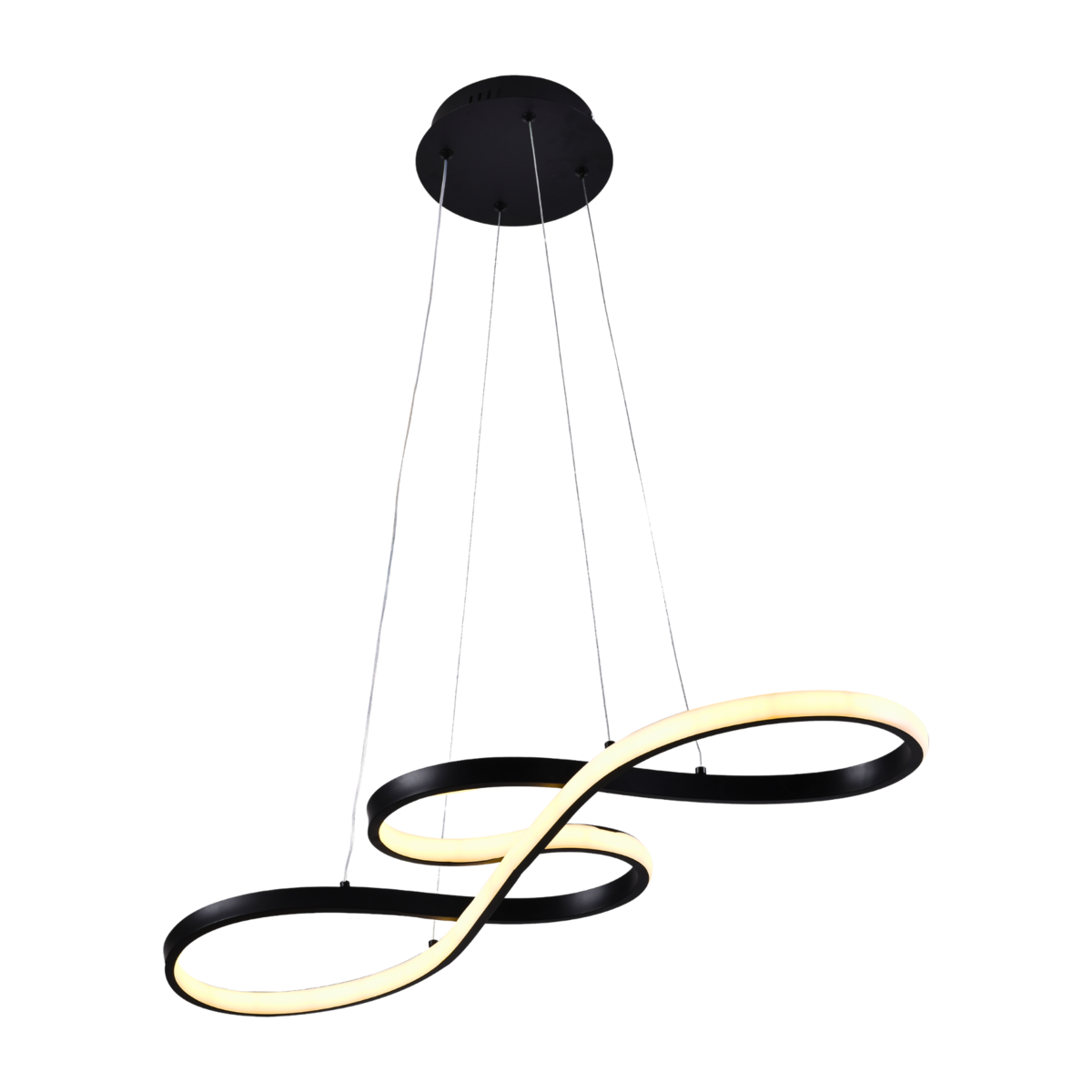 Люстра подвесная светодиодная Light House SRS-19625 BK 56W Черный