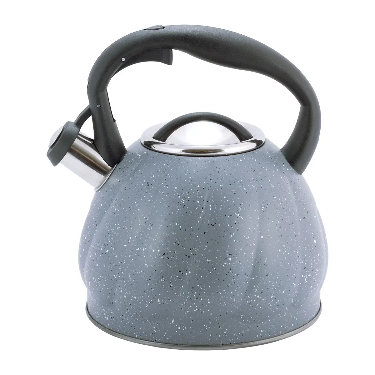 Чайник со свистком Kamille KM-1073GR из нержавеющей стали 3 л Серый (2006080426)