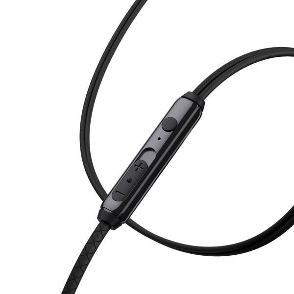 Навушники з мікрофоном BASEUS H19 Wired Earphone jack 3,5 мм Black (73737) - фото 6