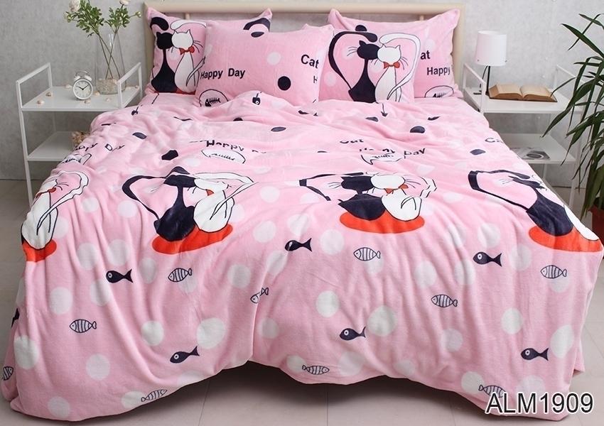 Комплект постельного белья ALM1909 евро велсофт микрофибра наволочки 50x70 см Комплект постельного белья ALM1909 евро велсофт микрофибра наволочки 50x70 см