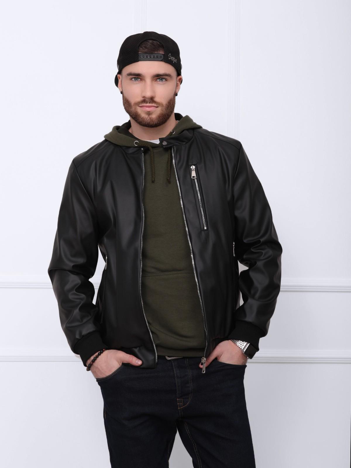 Куртка ISSA PLUS XXL Черный (SA-142)