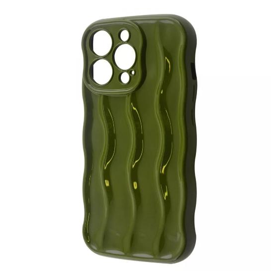 Чехол-накладка для телефона WAVE Lines Case - iPhone 12 Pro army green (471120040)